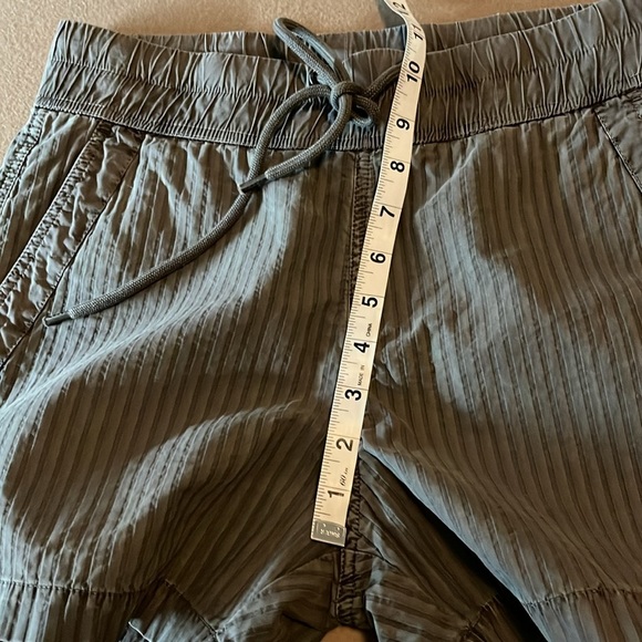 James Perse Estilo Olive Green Women's Striped Shorts- Size 0 NWOT - Picture 8 of 9